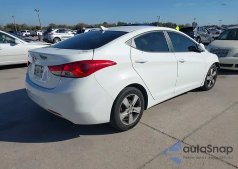 2013 Hyundai Elantra Gls z USA, uszkodzony, nr VIN 5NPDH4AEXDH368660